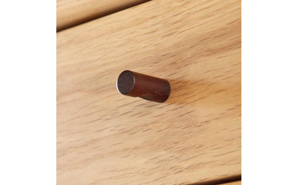 旭川家具 山室家具製作所 PROTO(プロト) No.803 キャビネット ナラ 【 国産 無垢 インテリア 木製 収納 ナチュラル キャビネット チェスト リビング ダイニング 北海道 】 _00930