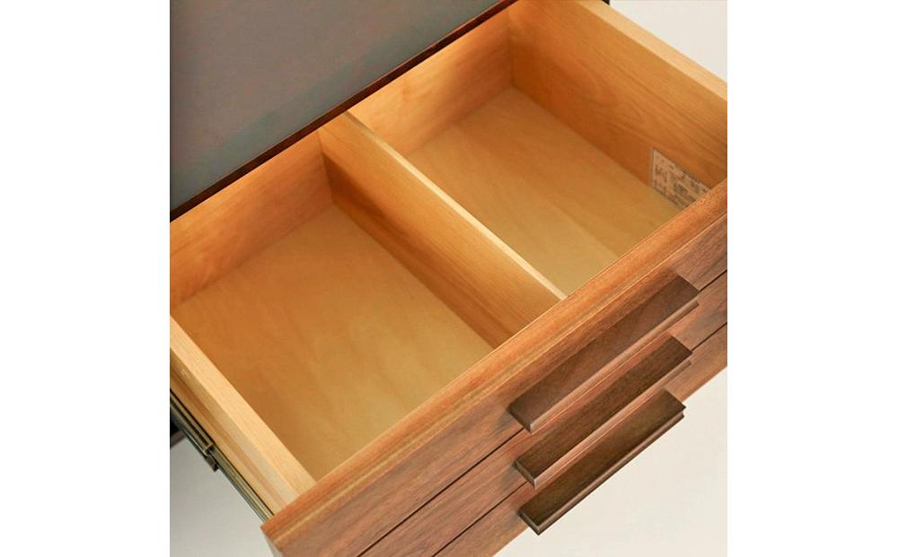 旭川家具 クリエイトファニチャー W&B(ダブルアンドビー) TVローボード 【 国産 無垢 インテリア 木製 収納 モダン ヴィンテージ テレビボード テレビ台 ハイボード AVボード  ウォールナット カバ ビーチ 北海道 】 _00941