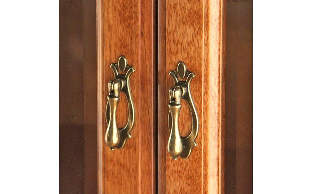 旭川家具　クリエイトファニチャー　CHELSEA書棚 【 国産 無垢 インテリア 木製 クラシック 収納 チェスト タンス 本棚 ブックシェルフ 北海道 】 _01237