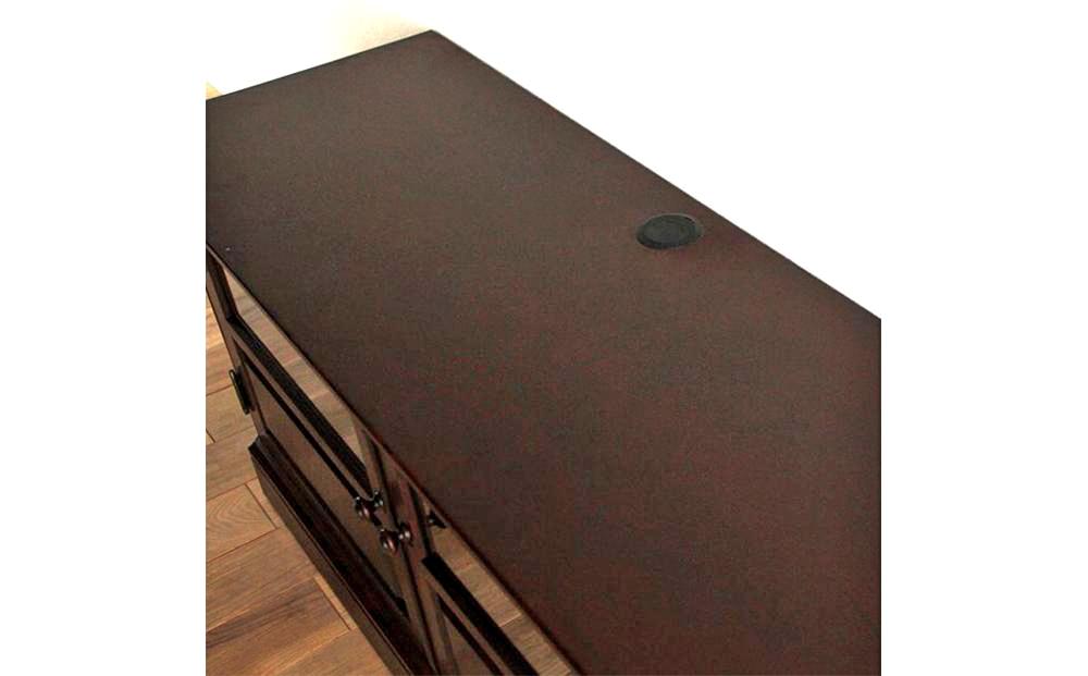 旭川家具　クリエイトファニチャー　HOKKAI(北海) TVボード 【 国産 無垢 インテリア 木製 民芸 収納 テレビボード テレビ台 ローボード AVボード リビング 北海道 】 _01241