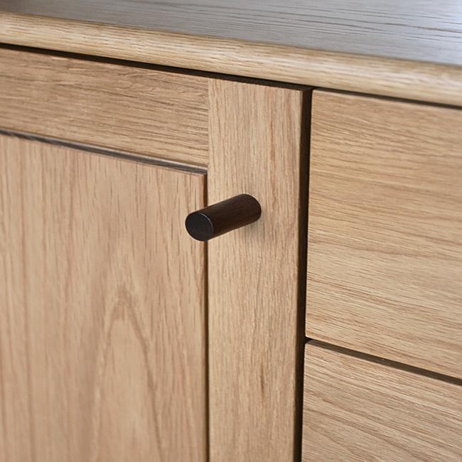 旭川家具　山室家具製作所　プロトNo.401キャビネット　ナラ 【 国産 無垢 インテリア 木製 収納 ナチュラル キャビネット リビング ダイニング 北海道 】 _01956