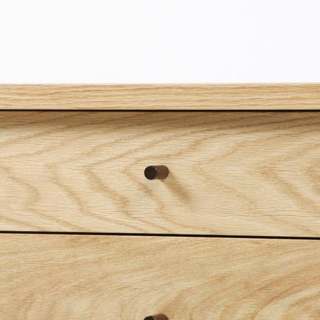 旭川家具　山室家具製作所　プロトNo.619 チェスト60　ナラ 【 国産 無垢 インテリア 木製 収納 ナチュラル キャビネット チェスト リビング ダイニング 北海道 】 _01963