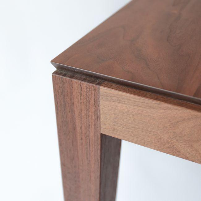 旭川家具　山室家具製作所　リネアNo.504デスク　ウォールナット 【 国産 無垢 インテリア 木製 ナチュラル コンパクト 机 パソコンデスク ワークデスク 勉強机 北海道 】 _01975