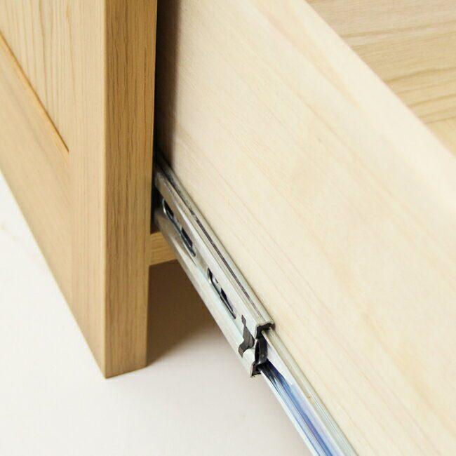 旭川家具 山室家具製作所 PROTO(プロト) No.610 TVボード 120 ナラ 【 国産 無垢 インテリア 木製 収納 テレビボード テレビ台 ローボード AVボード リビング 北海道 】 _02100