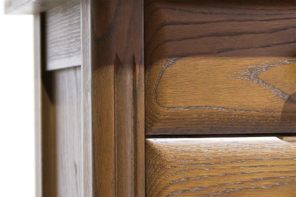 旭川家具 山室家具製作所 エスポアール No.212 ホールキャビネット 【 国産 無垢 インテリア 木製 シック収納 キャビネット リビングボード リビング ダイニング 北海道 】 _03417