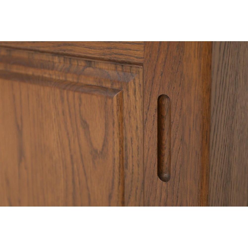 旭川家具 山室家具製作所 エスポアール No.422 ダイニングボード 【 国産 無垢 インテリア 木製 シック 収納 キャビネット リビングボード ダイニングボード 食器棚 北海道 】 _03859