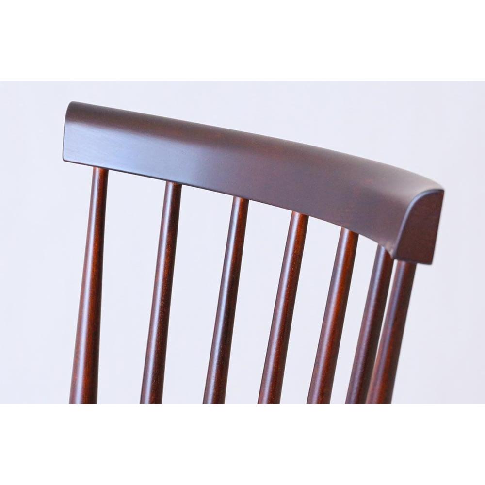 旭川家具 クリエイトファニチャー 北海 ウィンザーチェア カバ(北海) 【 国産 無垢 インテリア 木製 クラシック 民芸 チェア 椅子 チェアー ダイニングチェア ウィンザーチェア 北海道 】 _03862