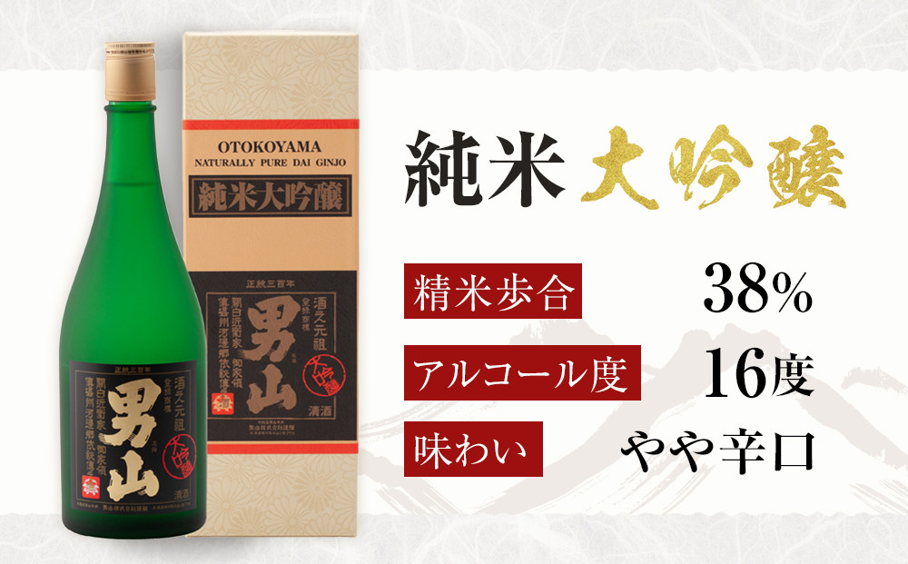 ★モンドセレクション最高金賞受賞★男山 純米大吟醸  720ml _00171