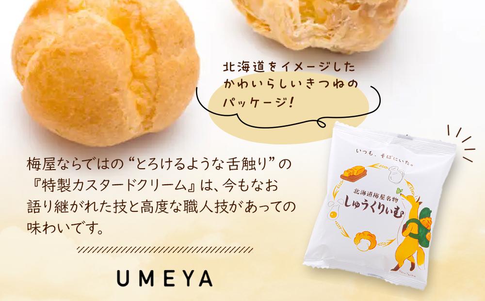 梅屋名物「しゅうくりぃむ」　12個 【 シュークリーム 菓子 お菓子 おかし スイーツ デザート 洋菓子 旭川 北海道 人気 お楽しみ セット 食品 】_04851