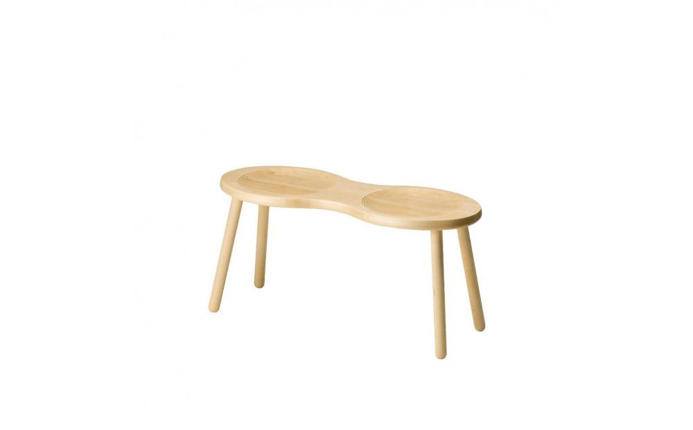 旭川家具　コサイン　ピーナッツスツール 【 旭川家具 北海道 旭川市 木製 家具 椅子 サイドテーブル ミニテーブル 腰掛け シンプル ナチュラル 手作り 北欧 おしゃれ 天然木 無垢 】_00654