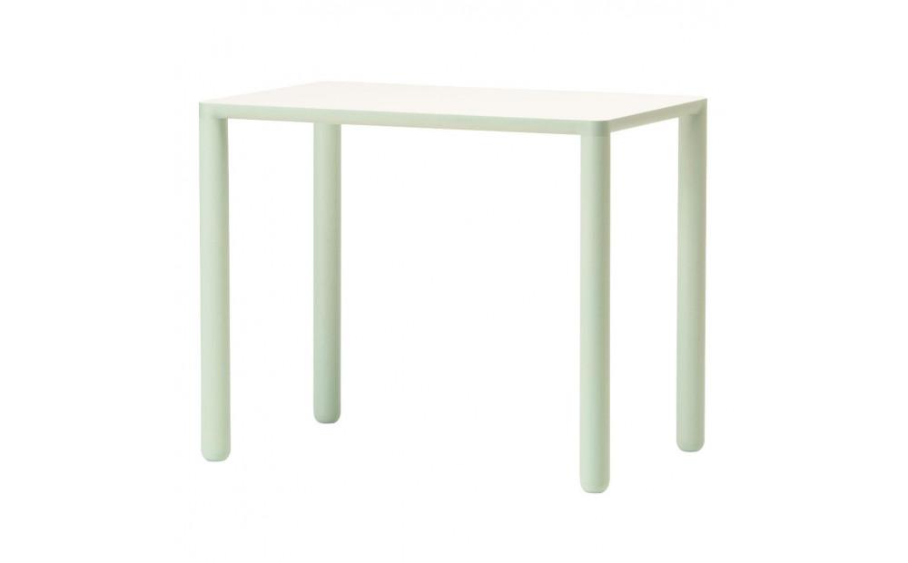 旭川家具　コサイン　coaデスク グリーン デスク 机 85×55×70cm 12.5kg 【 旭川家具 北海道 旭川市 木製 家具 コンパクトデスク 在宅ワーク 作業台 小デスク リビング学習 リビングデスク コンソールテーブル 選べるカラー エグゼクティブ ハイクラス デザイナーズ シンプル ナチュラル 手作り 北欧 おしゃれ 天然木 無垢 】_01743