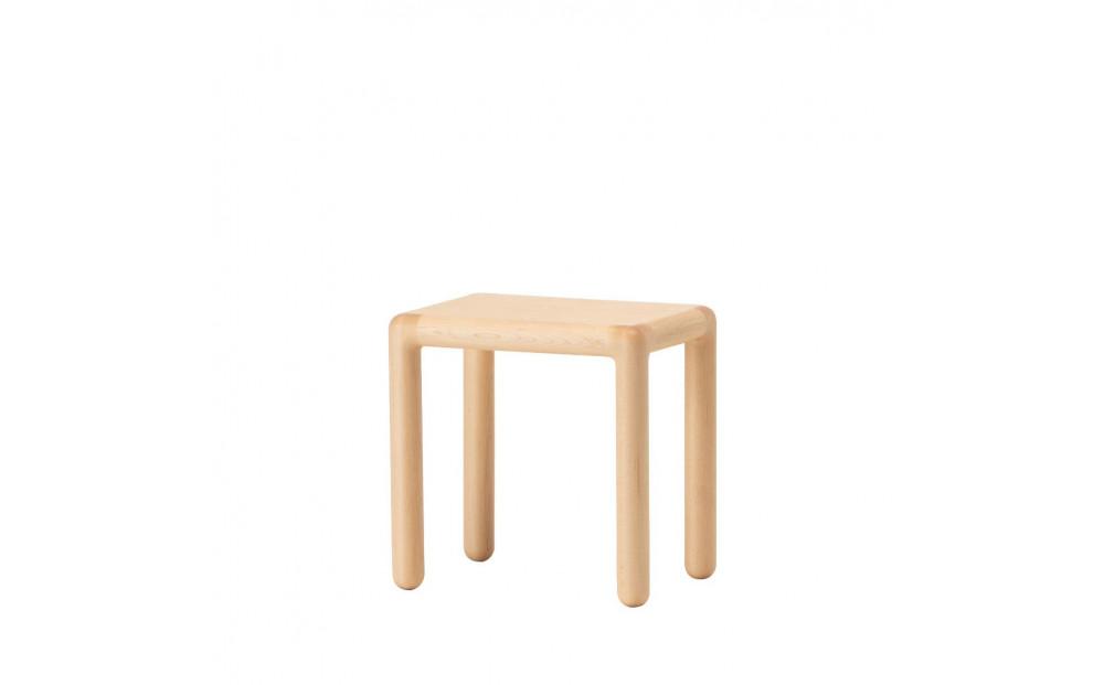 旭川家具　コサイン　coa スツール ナチュラル 【 旭川家具 北海道 旭川市 木製 家具 デスクスツール 在宅ワーク 作業椅子 リビング学習 リビングスツール サイドテーブル 選べるカラー エグゼクティブ ハイクラス デザイナーズ シンプル ナチュラル 手作り 北欧 おしゃれ 天然木 無垢 】_01858