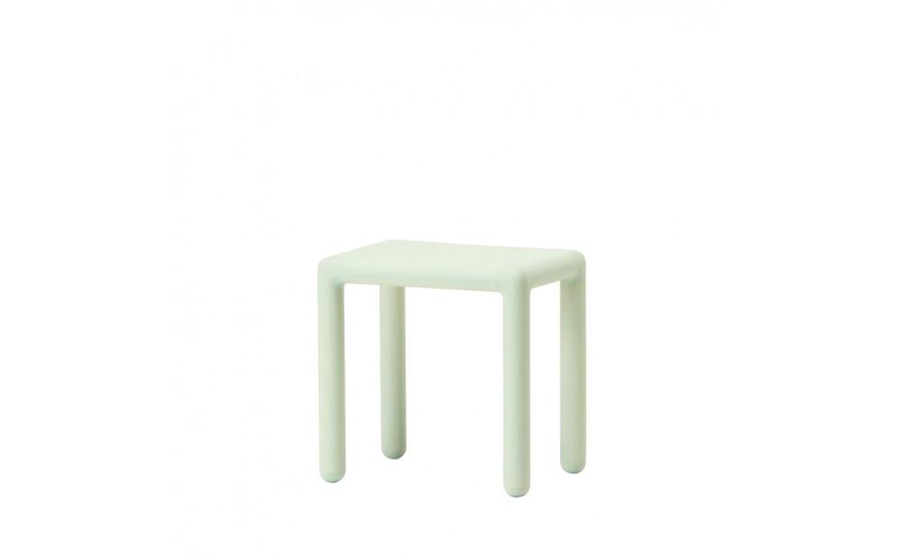 旭川家具　コサイン　coa スツール グリーン 【 旭川家具 北海道 旭川市 木製 家具 デスクスツール 在宅ワーク 作業椅子 リビング学習 リビングスツール サイドテーブル 選べるカラー エグゼクティブ ハイクラス デザイナーズ シンプル ナチュラル 手作り 北欧 おしゃれ 天然木 無垢 】_01861