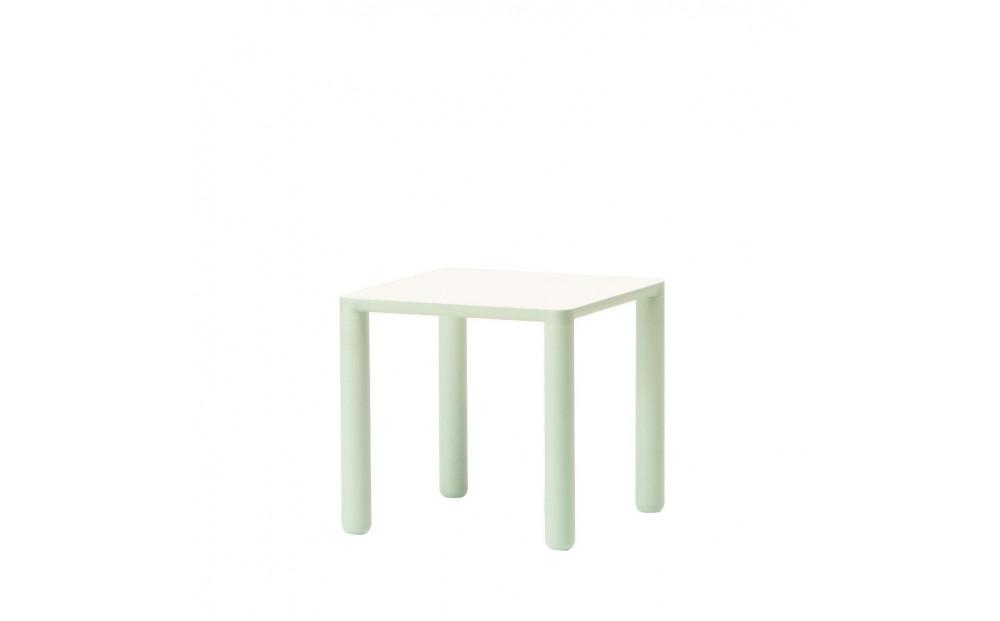 旭川家具　コサイン　coa サイドテーブル グリーン 【 旭川家具 北海道 旭川市 木製 家具 サイドテーブル 物置台 在宅ワーク 作業台 リビング学習 リビングテーブル 選べるカラー エグゼクティブ ハイクラス デザイナーズ シンプル ナチュラル 手作り 北欧 おしゃれ 天然木 無垢 】_01866