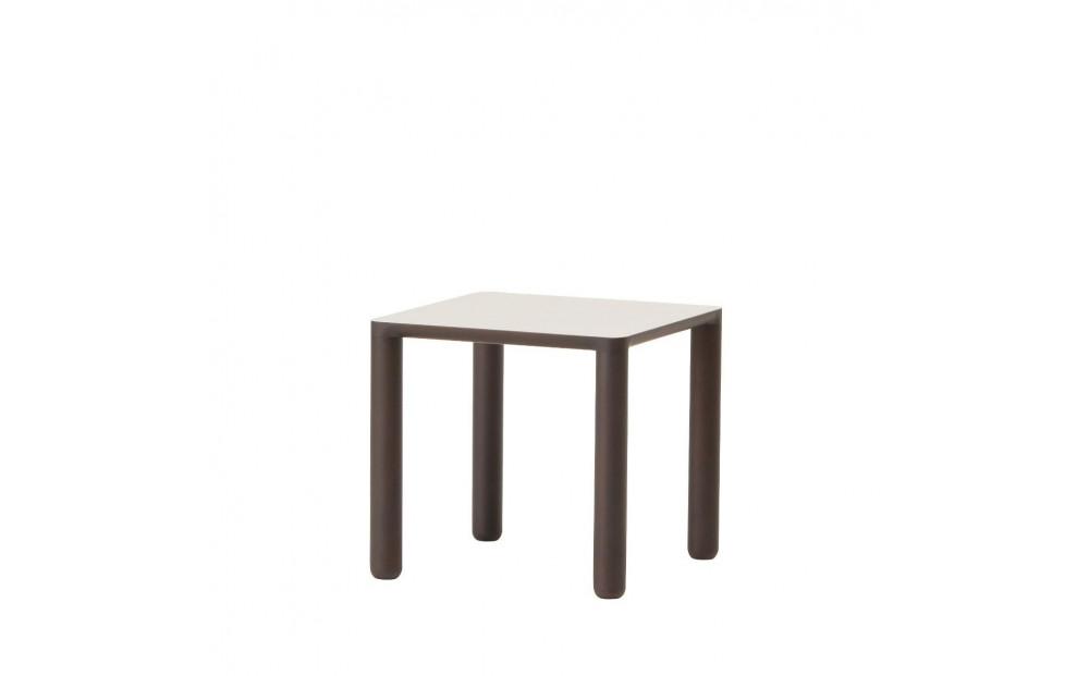 旭川家具　コサイン　coa サイドテーブル ブラウン 【 旭川家具 北海道 旭川市 木製 家具 サイドテーブル 物置台 在宅ワーク 作業台 リビング学習 リビングテーブル 選べるカラー エグゼクティブ ハイクラス デザイナーズ シンプル ナチュラル 手作り 北欧 おしゃれ 天然木 無垢 】_01867