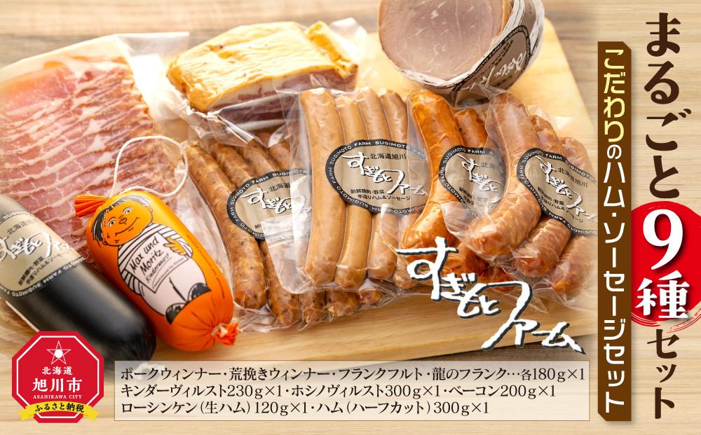 すぎもとファーム まるごと９種　 ハム・ソーセージセット_01077