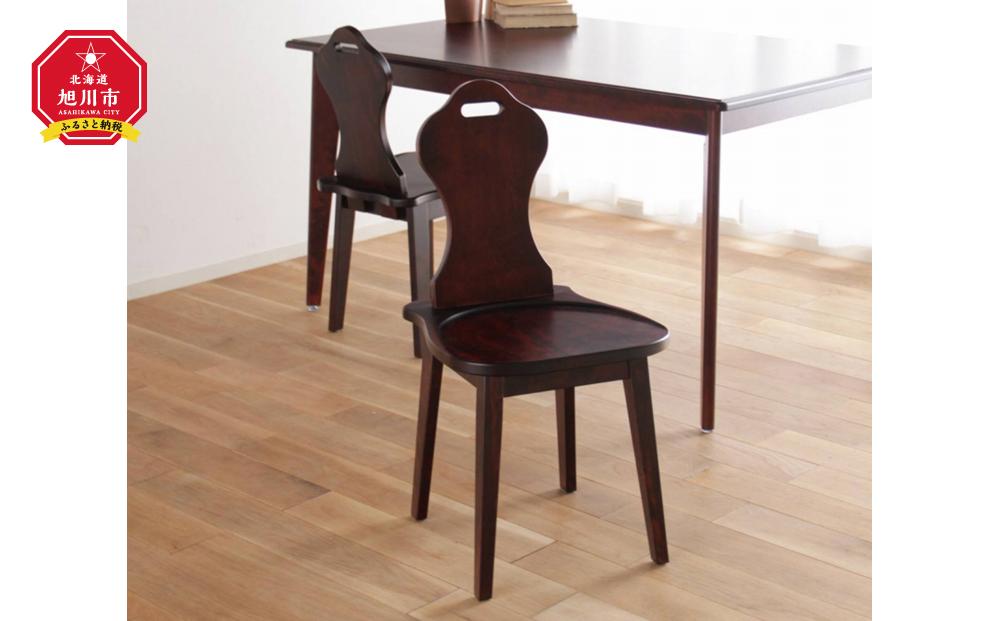 旭川家具 クリエイトファニチャー HOKKAI(北海) チェア 【 国産 無垢 インテリア 木製 民芸 チェア 椅子 チェアー ダイニングチェア 北海道 】 _00789