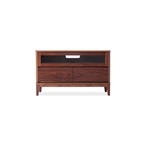 旭川家具 MUKU工房オリジナル ムク TVボード 90 ウォールナット 【 国産 無垢 インテリア 木製 収納 ナチュラル テレビボード テレビ台 ローボード AVボード リビング 北海道 】 _03242