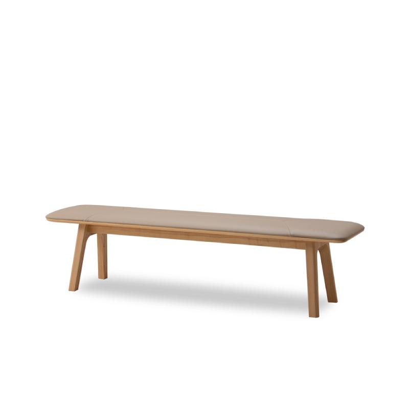 旭川家具 カンディハウス TEN フラットベンチ180 北海道タモNF／MG-LGY_00973