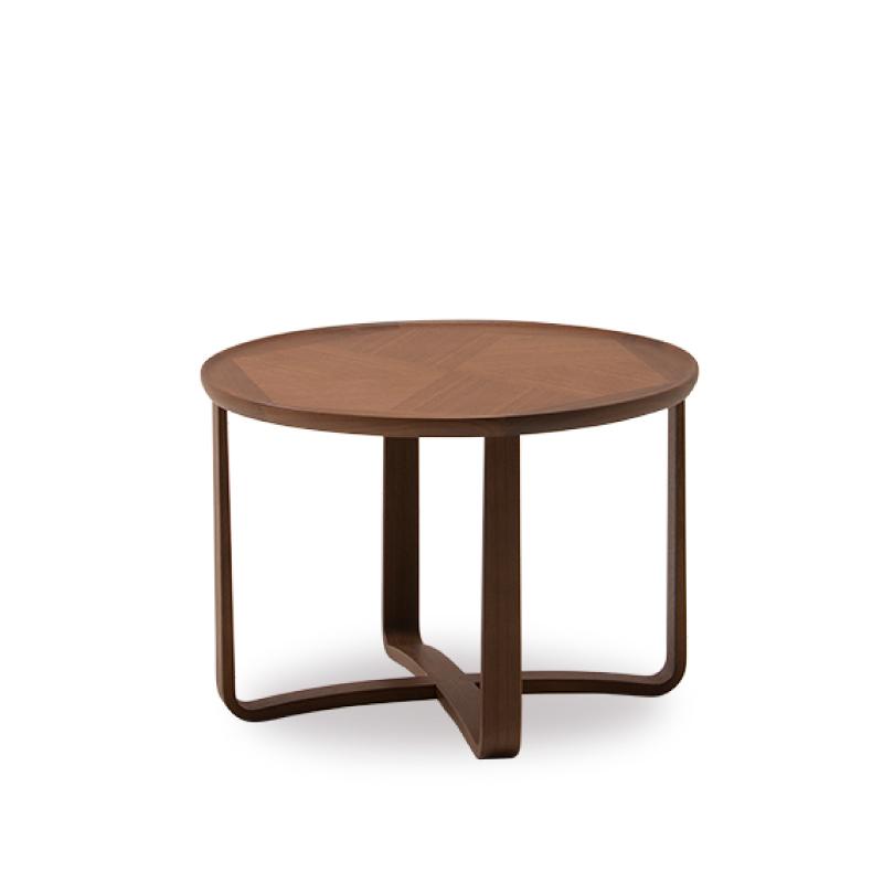 旭川家具 カンディハウス ガーベラ 丸テーブルφ70（M） ウォルナットCW_00727