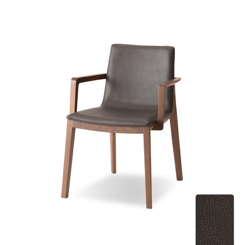 旭川家具 カンディハウス チャレンジ アームチェアー ウォルナットCW／MG-CGY_01335