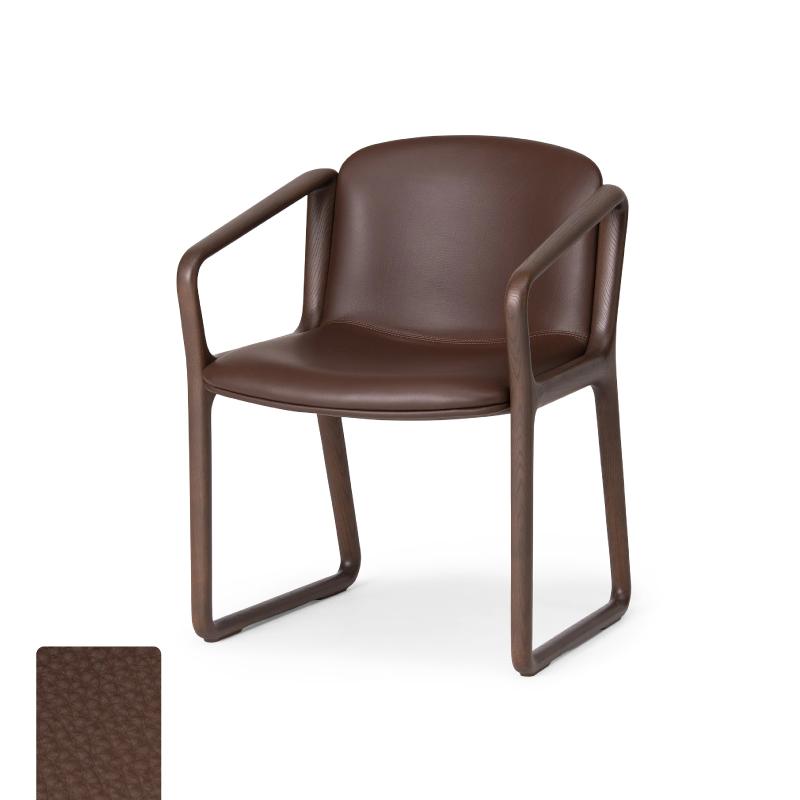 旭川家具 カンディハウス EIGHT LUX アームチェアー 北海道ナラMBR／KP-DBR_01481