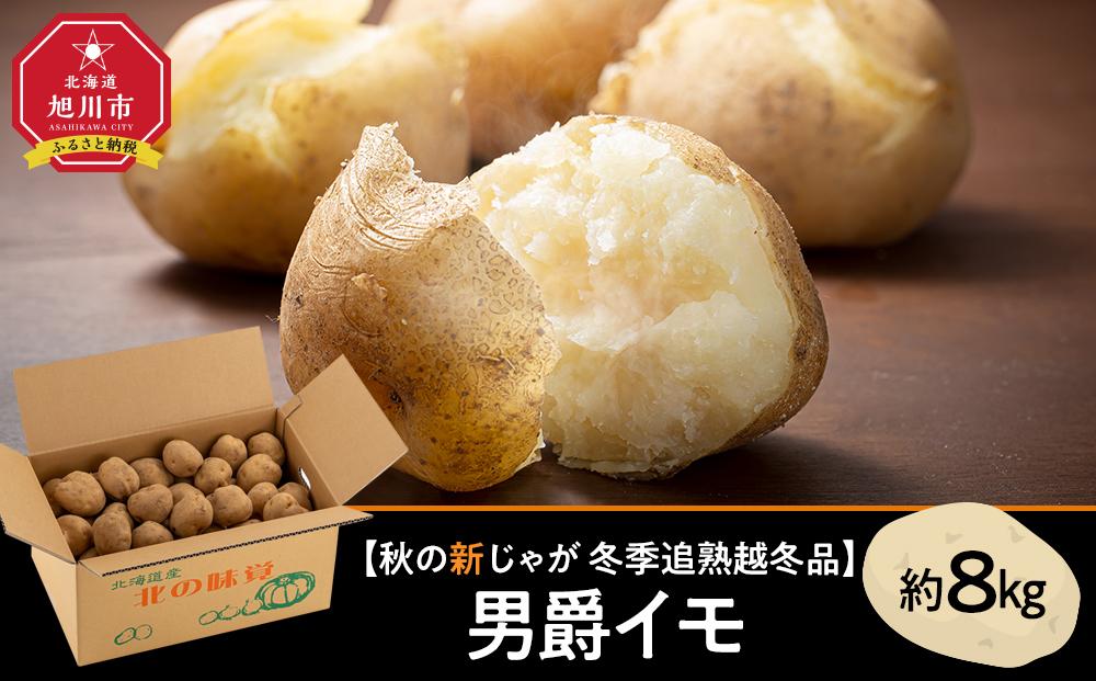 【先行予約】冬季追熟 越冬品 男爵イモ 約8kg（2027年1月中旬から発送予定）【 じゃがいも いも イモ 芋 野菜 産地直送 旬 お取り寄せ 旭川市 北海道 】_01986