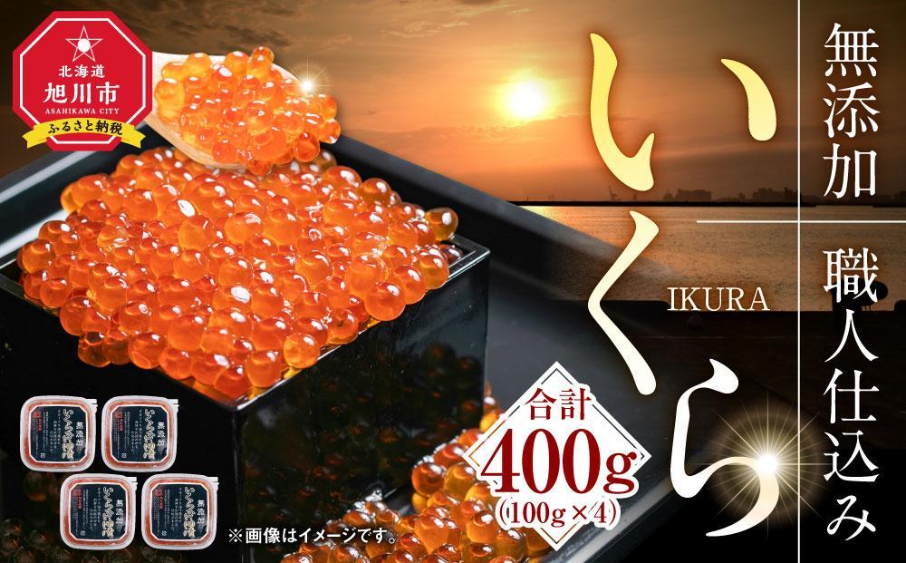 【年内発送】令和4年産 無添加 職人仕込み イクラ 400g（100g×4）_03401