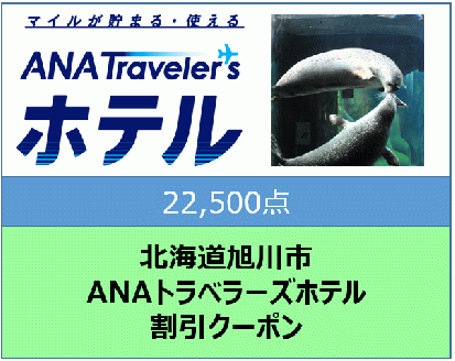 北海道旭川市ＡＮＡトラベラーズホテル割引クーポン（22,500点）: 旭川市ANAのふるさと納税