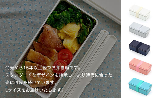 GEL-COOL お弁当箱 スクエアモデル L ベリーブルー MROK011-3