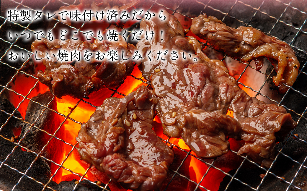 【12か月定期便】牛サガリ味つき焼肉用 250g (250g×1) MROBM023