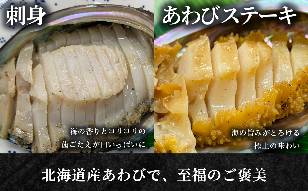 北海道室蘭産 天然活蝦夷あわび 10個入（1個100g～120g前後）（2026年1月中旬頃お届け） MROH007