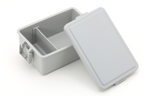 GEL-COOL お弁当箱 スクエアモデル M オイスターグレー MROK010-2