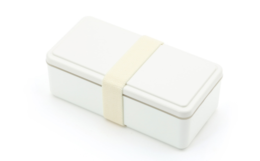 GEL-COOL お弁当箱 スクエアモデル L ミルクホワイト MROK011-1