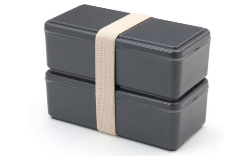 GEL-COOL お弁当箱 スクエアモデル W グレー MROK012-2