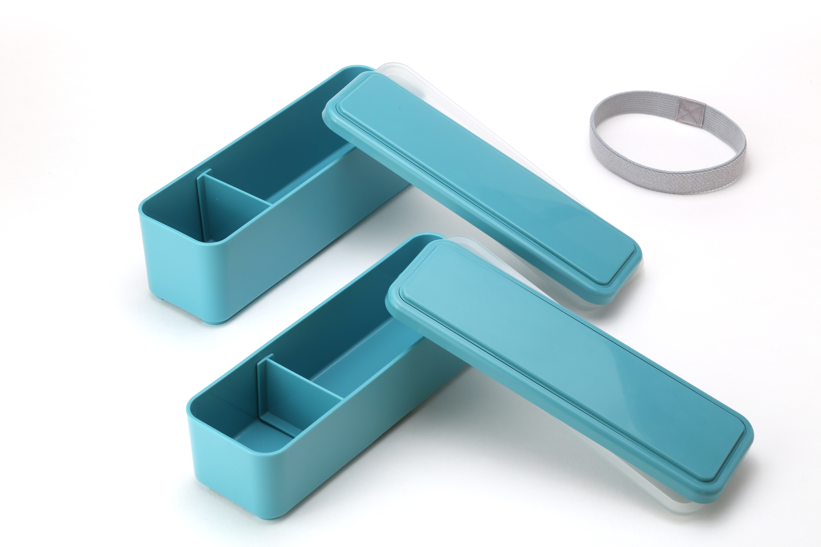 GEL-COOL お弁当箱 スリムモデル マカロンブルー MROK006-5