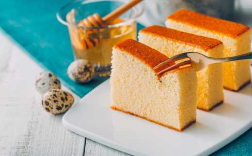 ≪5ヶ月定期便≫室蘭うずらのプリン4個＆かすていらキューブ4個 MROF012