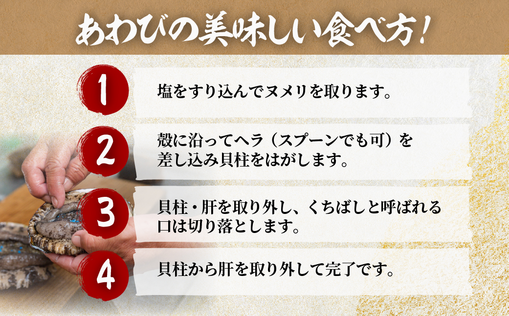 北海道室蘭産 天然活蝦夷あわび 5個入（2026年1月中旬頃お届け） MROH006