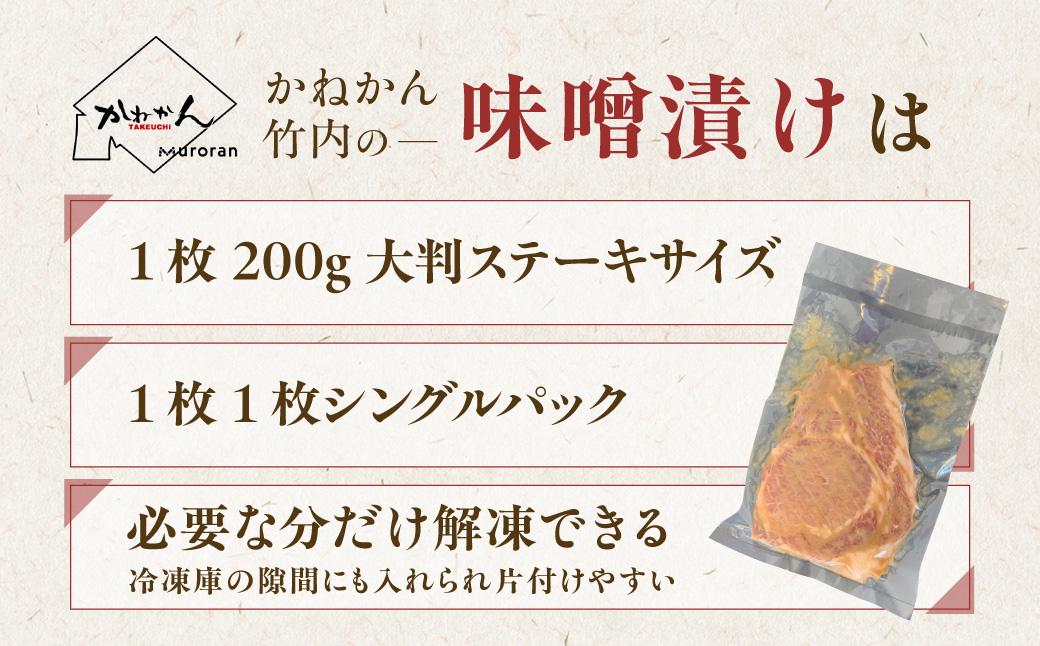 カネカン竹内 豚の味噌漬け 200g×10枚 MROA138