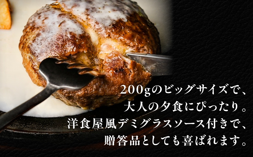 【12ヶ月定期便】道産和牛ブルーチーズハンバーグ（200g）5個入り MROA199