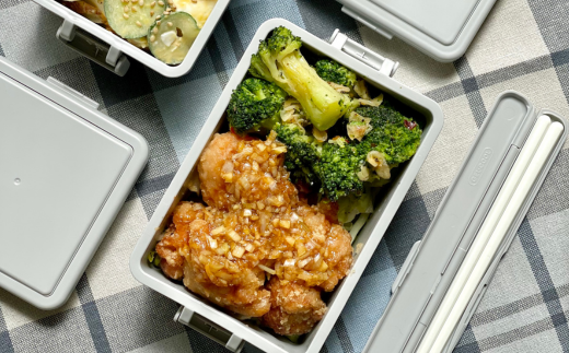 GEL-COOL お弁当箱 スクエアモデル M ベリーブルー MROK010-3