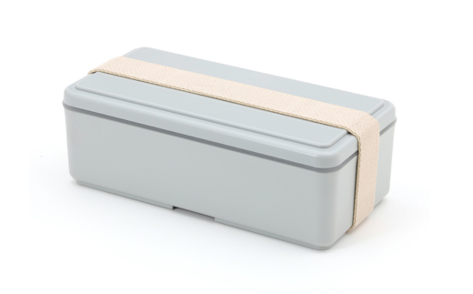 GEL-COOL お弁当箱 スクエアモデル W ライトグレー MROK012-4