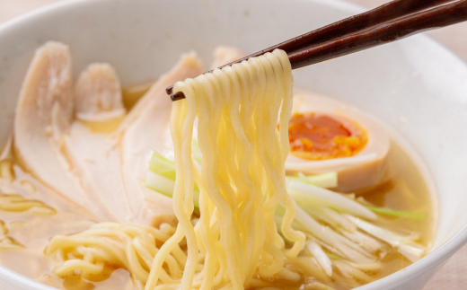 北海道鶏塩ラーメン・花咲がにラーメンの2種の塩ラーメンセット MROV013