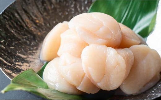 北海道産・お刺身用ホタテ玉冷凍【L】500g ふるさと納税 ほたて 帆立 _F4F-7826