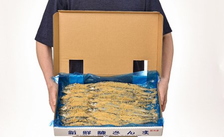 【期間限定！寄附額改定↓！】【北海道産】 新鮮糠さんま 20尾化粧箱 ふるさと納税 魚 F4F-1453