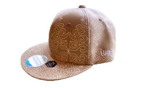 【期間限定！寄附額改定↓！】AINU CAP アイヌ 文様 キャップ 帽子 XL ベージュ _F5F-0205