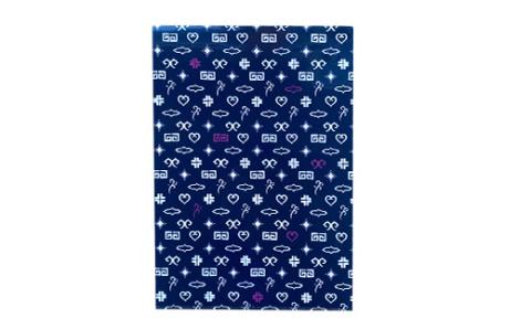 【期間限定！寄附額改定↓！】アイヌ文様A4クリアファイル 3枚セット アイヌ 民芸品 北海道 雑貨 グッズ 日用品 民芸 伝統 文様 _F4F-1873