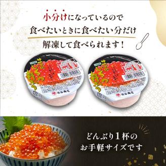 北海道産 いくら 醤油漬け 80g×2 計160g 北海道 笹谷商店 小分け ギフト 釧路 ふるさと納税 イクラ 魚卵 魚介類 海産物 _F5F-0048
