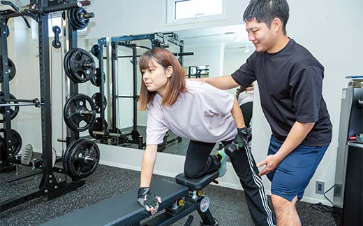 釧路市の冷涼な気候でトレーニング！パーソナルトレーニングチケット（60分1回）ジム gym 健康維持 ダイエット 運動習慣 筋トレ リフレッシュ 北海道 _F4F-8438