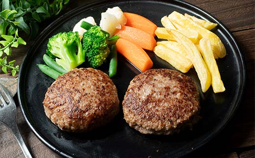 【期間限定！寄附額改定↓！】北海道産手作りジューシーハンバーグの大きさいろいろバラエティパック 無添加 ハンバーグ 肉 牛肉 豚肉 おかず 弁当_F4F-8544